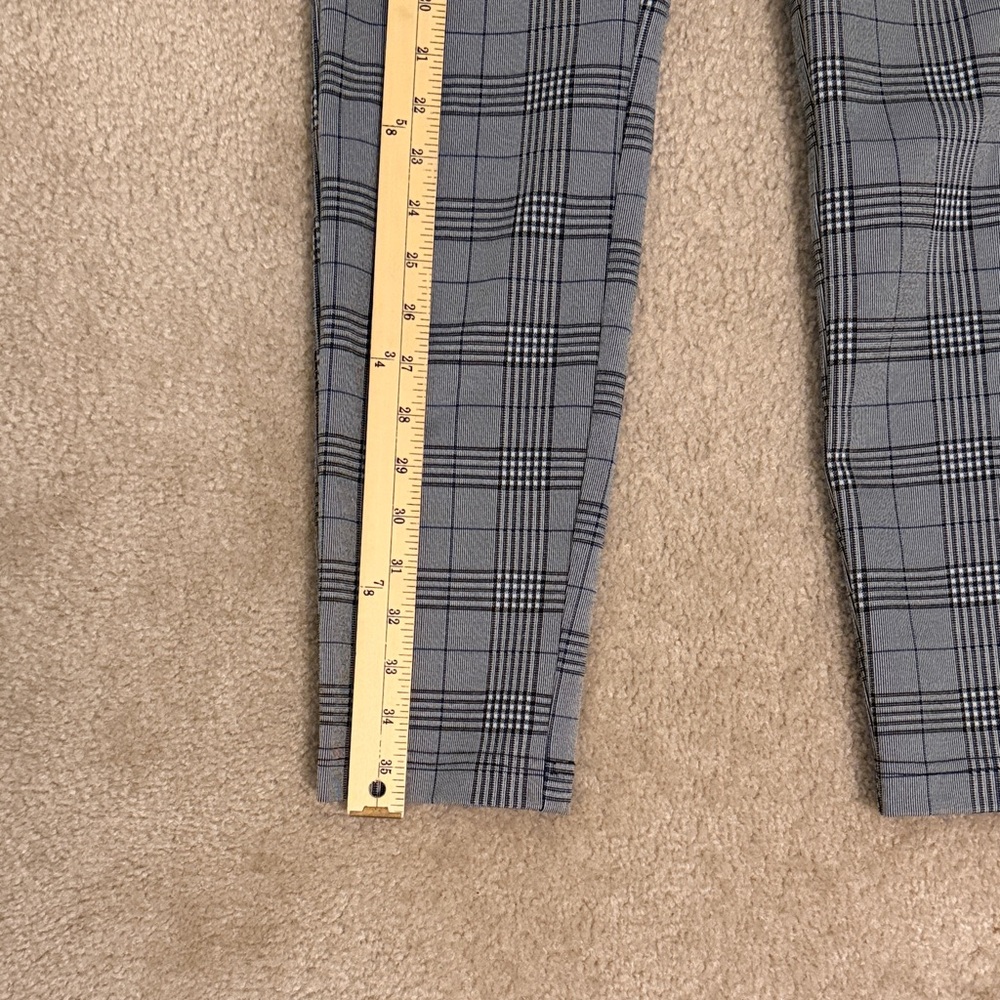 Soho Apparel Ltd Gray Plaid Pants Medium - Picture 5 of 7